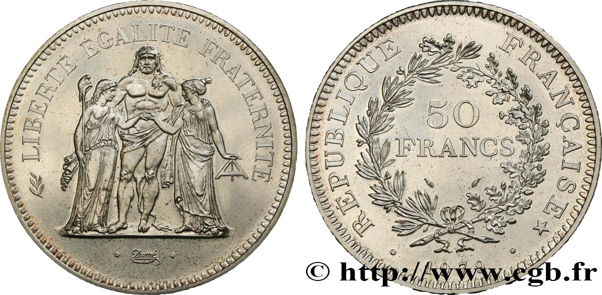 50 francs Hercule 1979  F.427/7 SUP62 