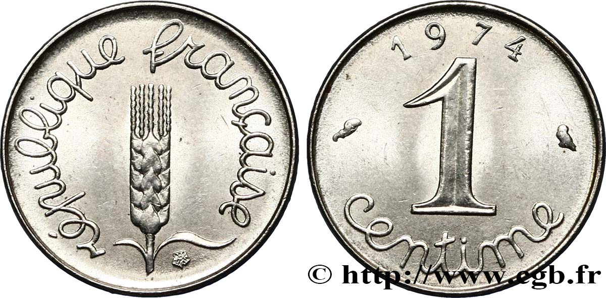 1 centime Épi 1974 Pessac F.106/25 EBC58 