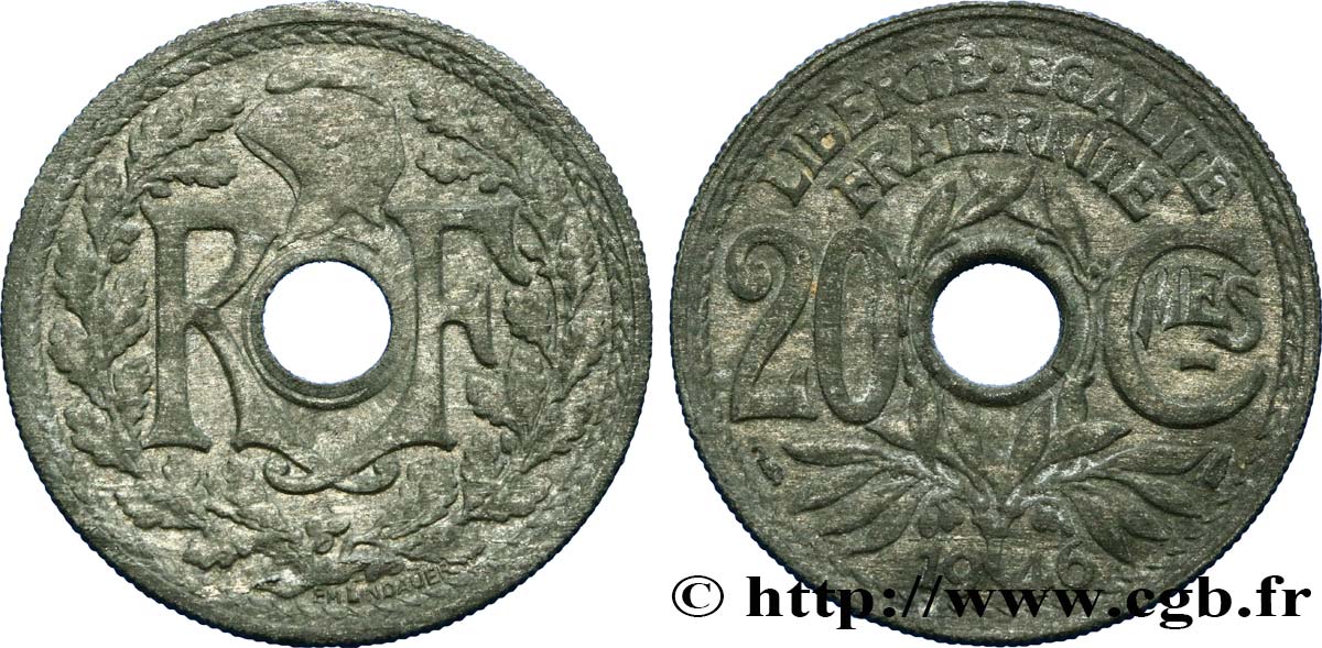 20 centimes Lindauer 1946  F.155/5 MBC48 