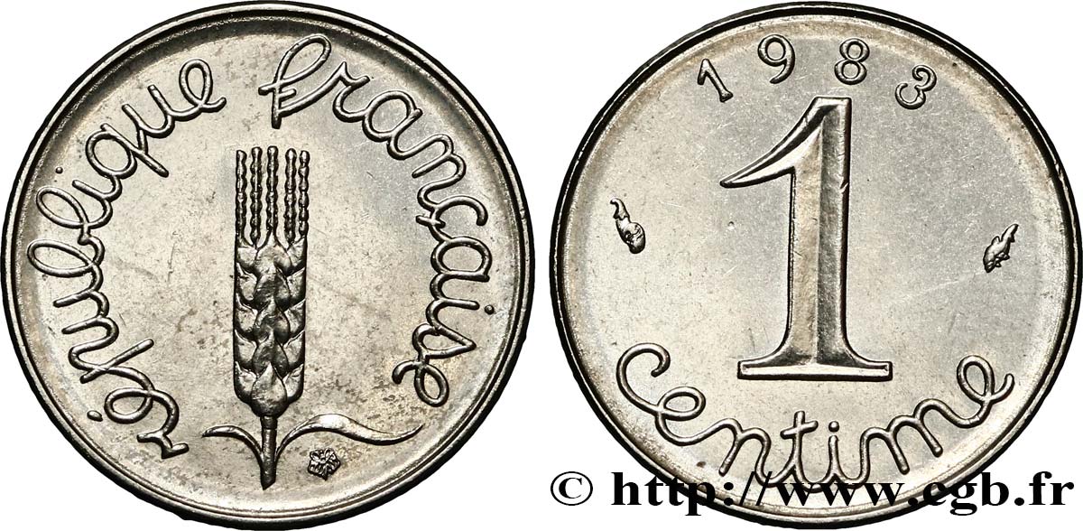 1 centime Épi 1983 Pessac F.106/40 MS62 