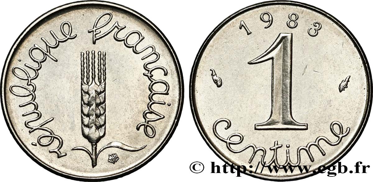 1 centime Épi 1983 Pessac F.106/40 EBC62 