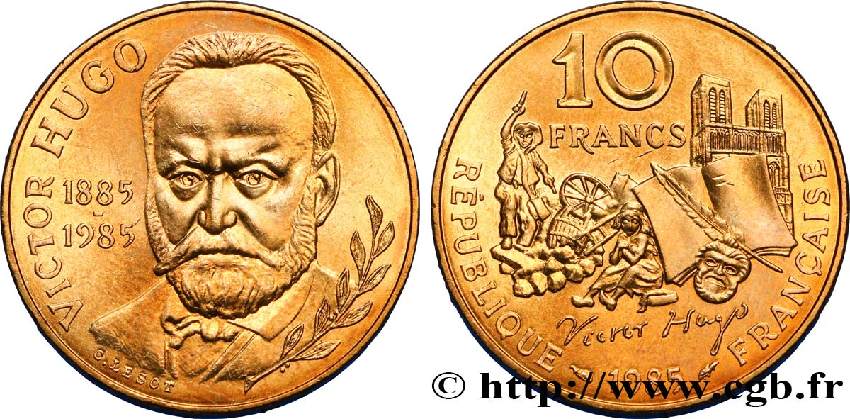10 francs Victor Hugo 1985  F.370/2 SPL62 