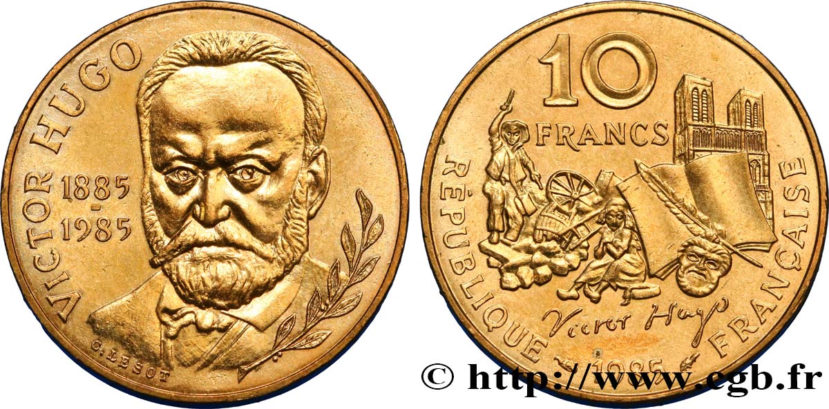 10 francs Victor Hugo 1985  F.370/2 fST63 