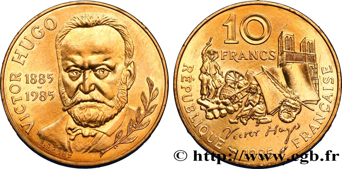 10 francs Victor Hugo 1985  F.370/2 SC63 
