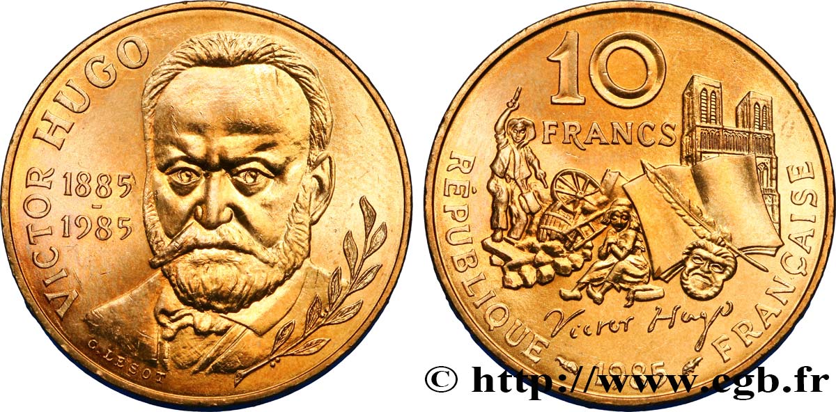 10 francs Victor Hugo 1985  F.370/2 SC63 