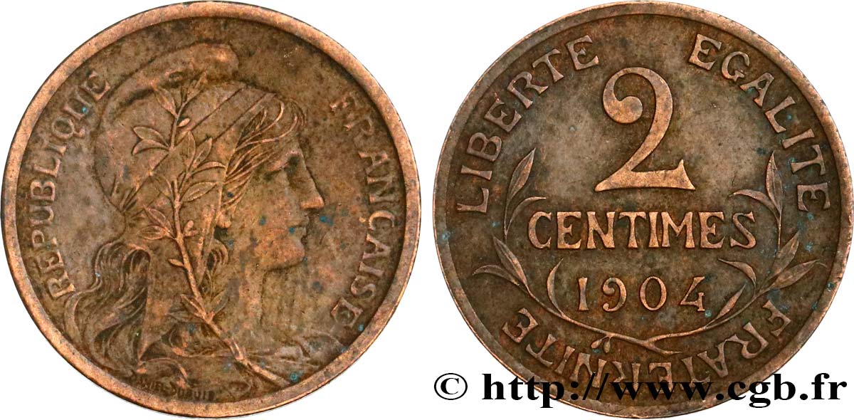 2 centimes Daniel-Dupuis 1904 Paris F.110/9 MBC48 