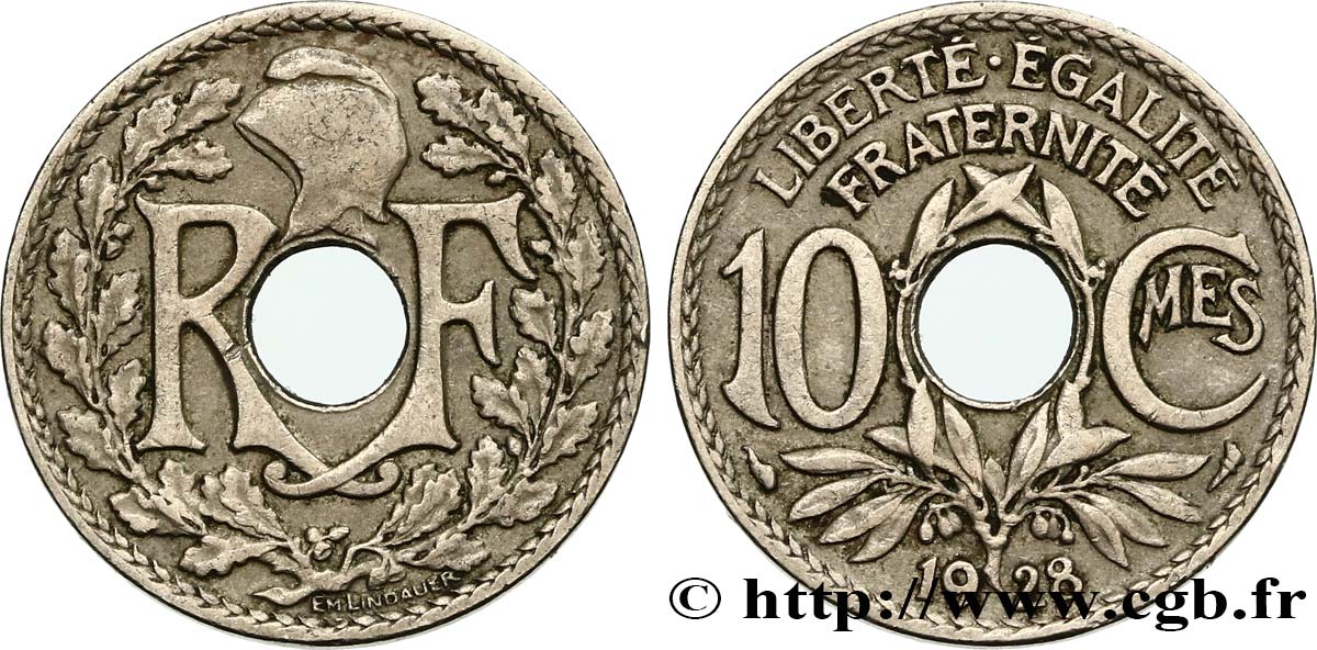 10 centimes Lindauer 1928  F.138/15 VF35 