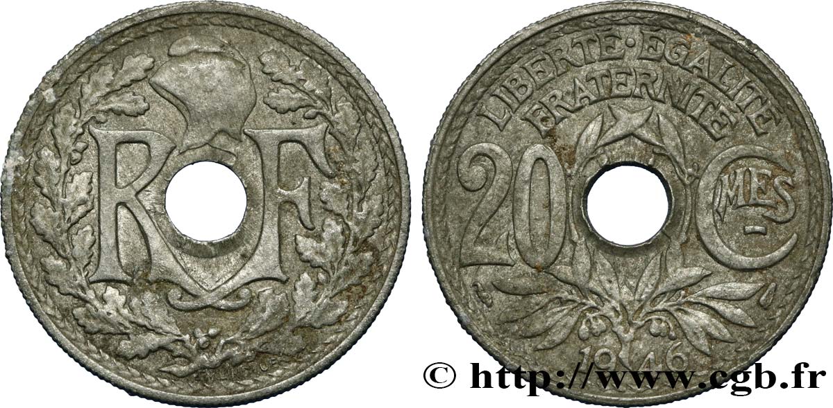 20 centimes Lindauer 1946  F.155/5 MB35 