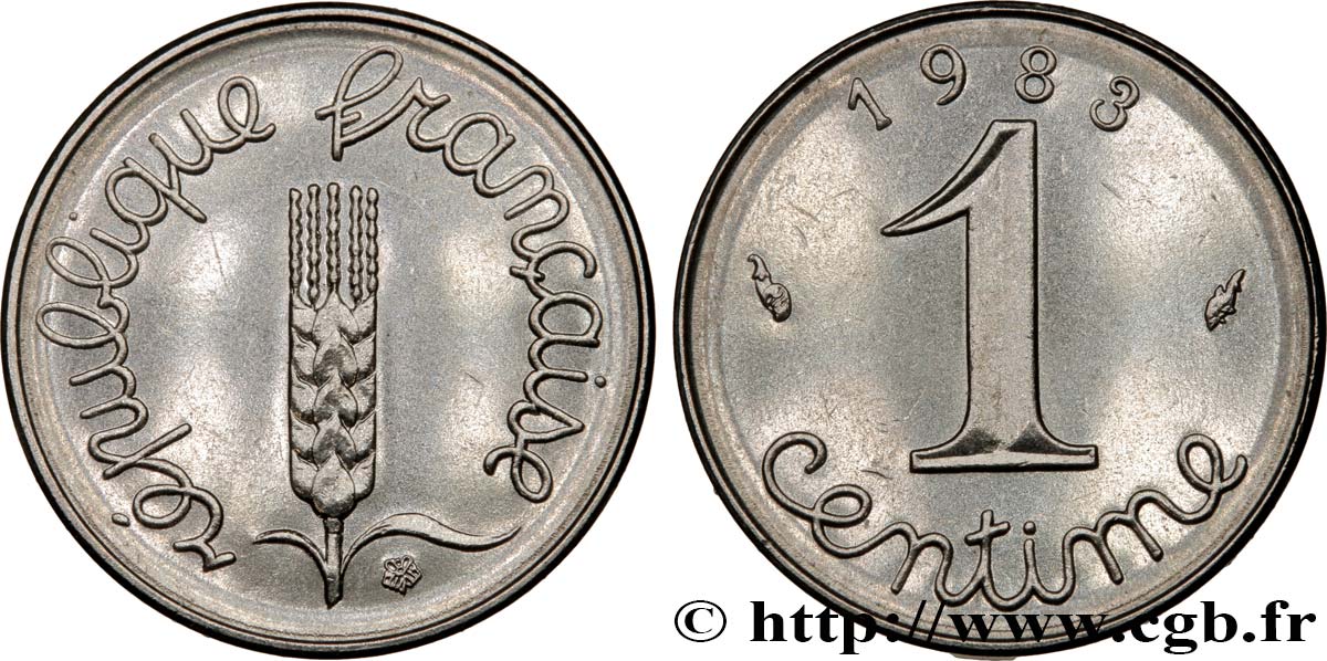 1 centime Épi 1983 Pessac F.106/40 fST63 
