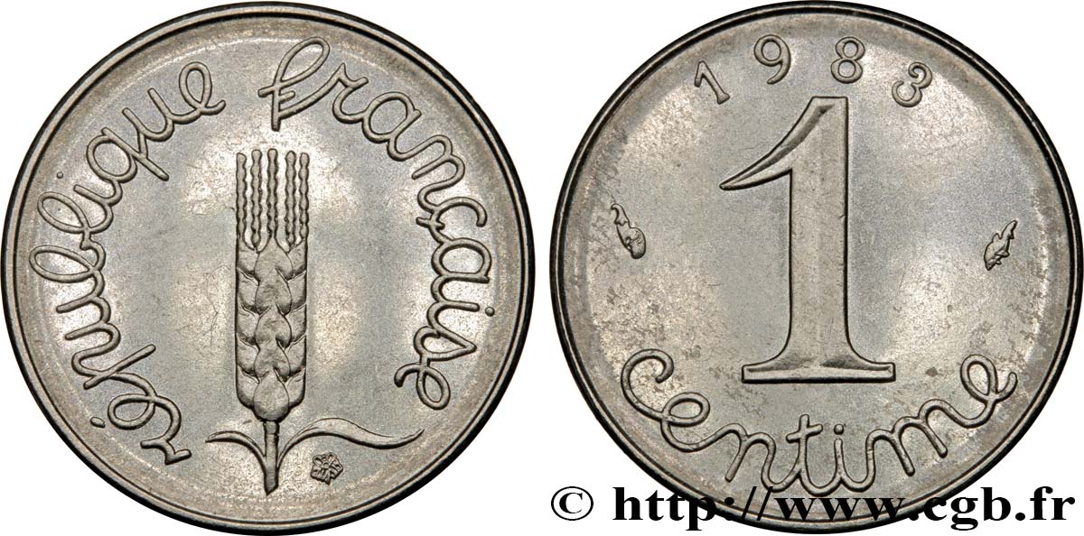1 centime Épi 1983 Pessac F.106/40 MS62 