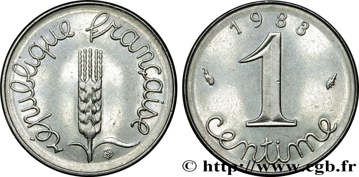 1 centime Épi 1983 Pessac F.106/40 EBC62 