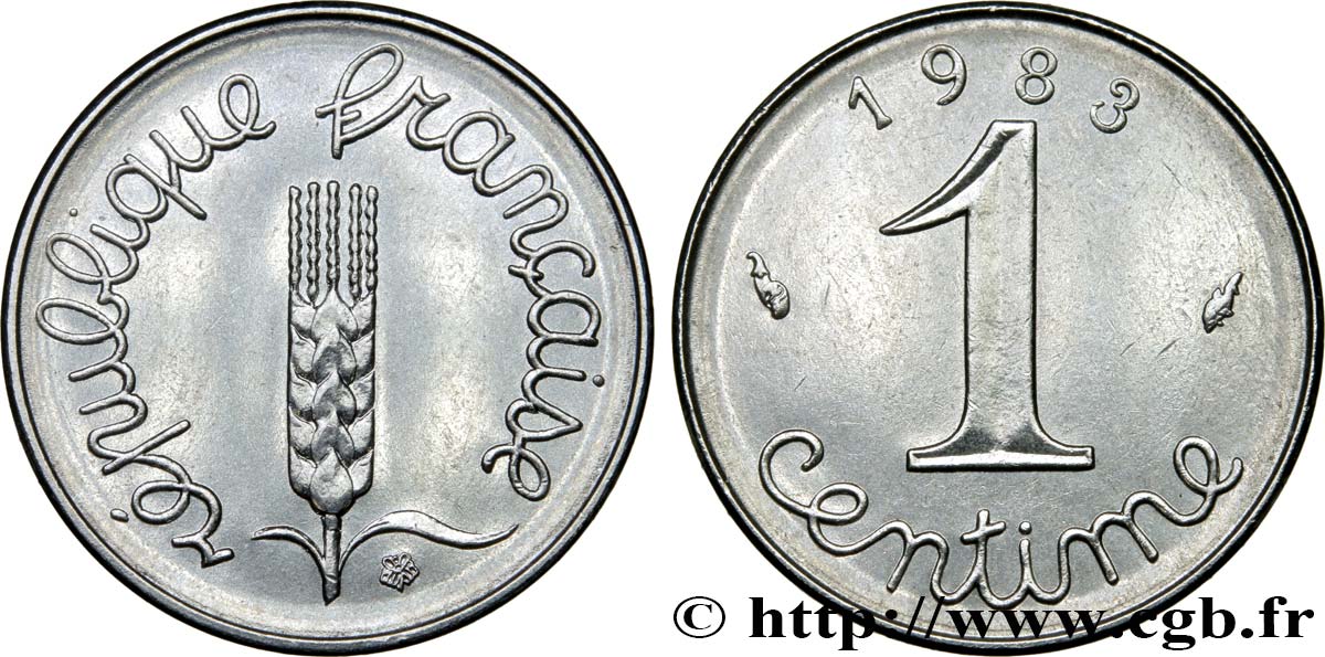 1 centime Épi 1983 Pessac F.106/40 MS60 