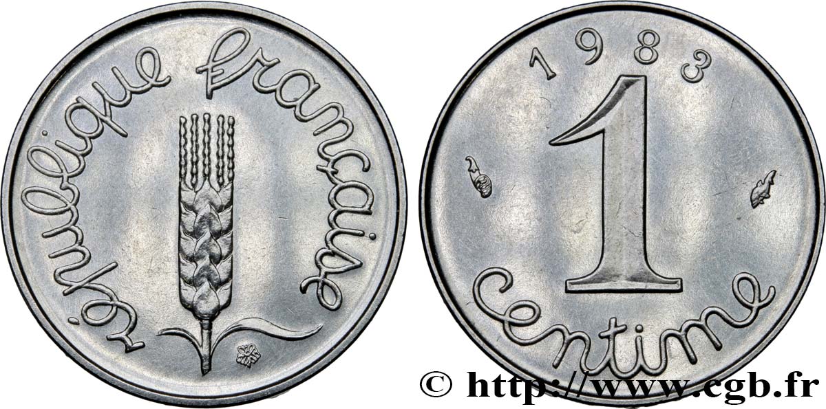 1 centime Épi 1983 Pessac F.106/40 SC64 