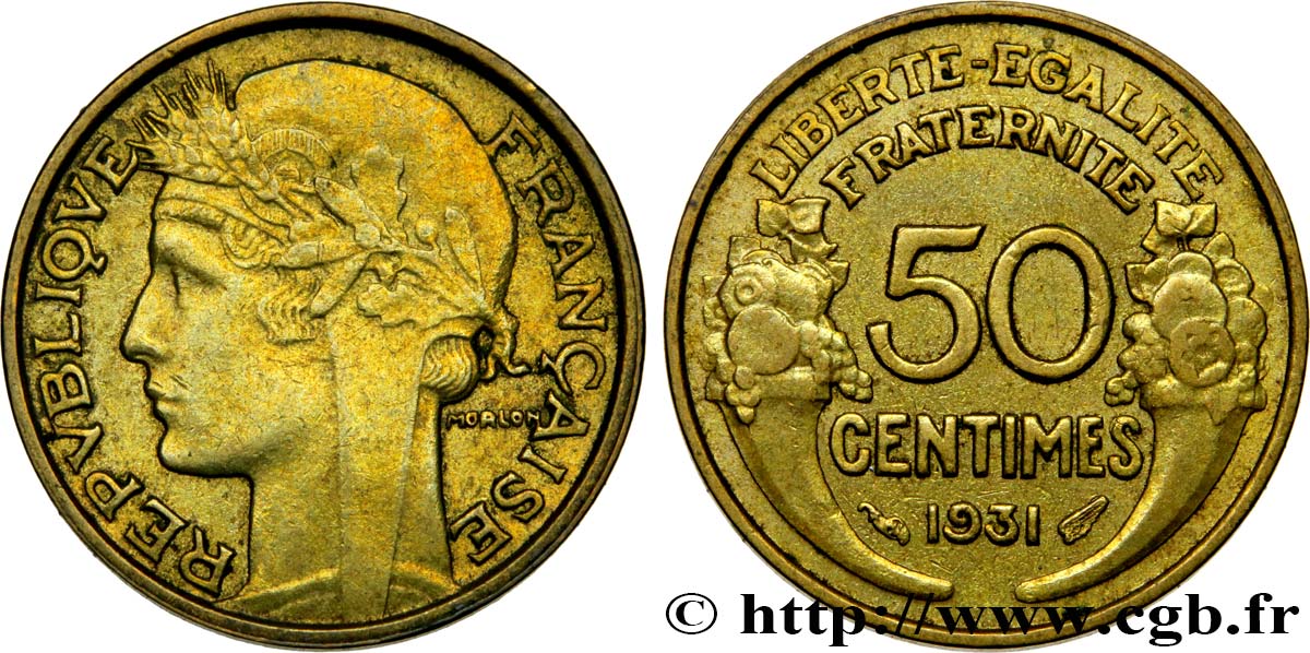50 centimes Morlon 1931  F.192/3 TTB50 