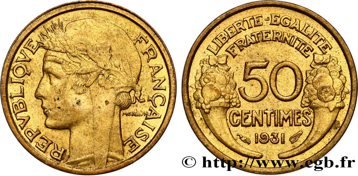 50 centimes Morlon 1931  F.192/5 SPL55 