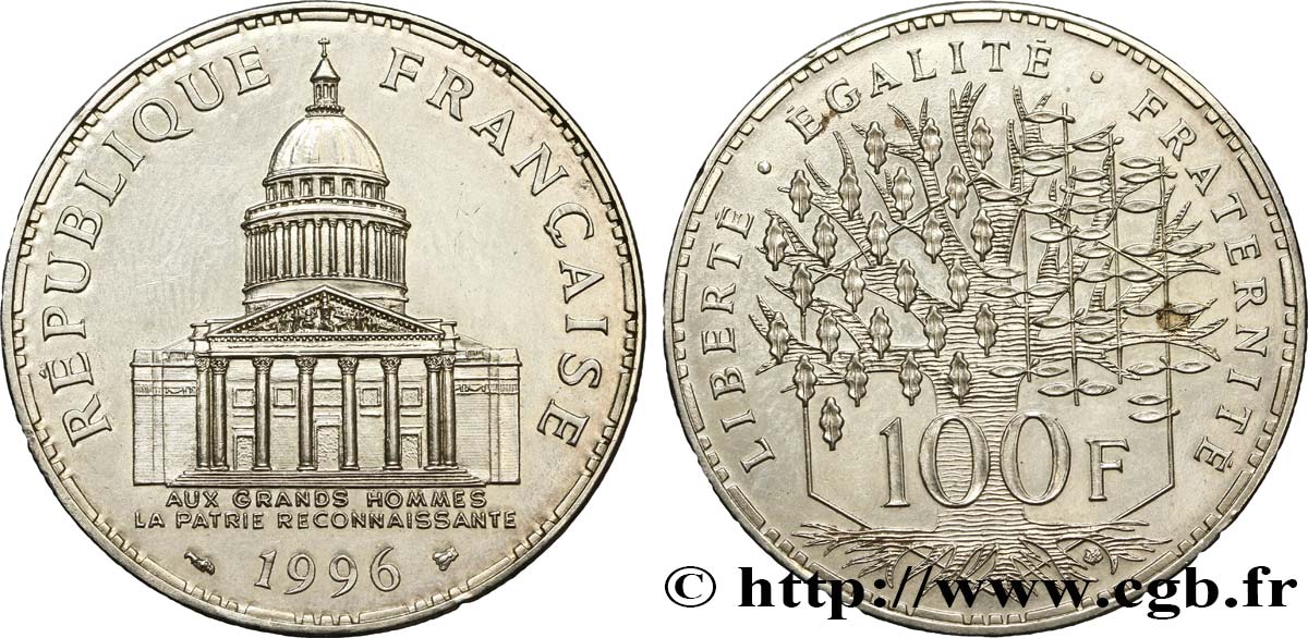 100 francs Panthéon 1996  F.451/18 AU55 