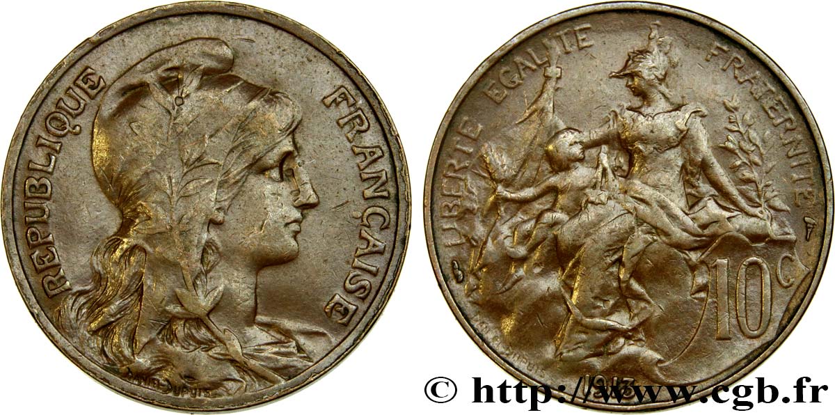 10 centimes Daniel-Dupuis 1913  F.136/22 BB40 
