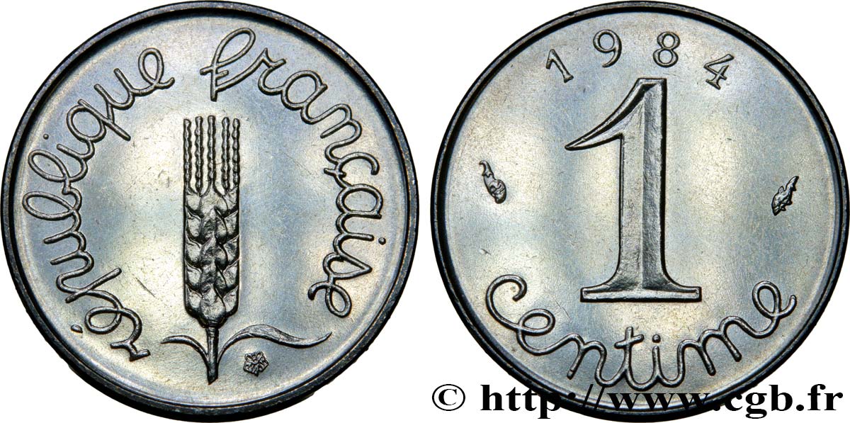 1 centime Épi 1984 Pessac F.106/41 MS64 