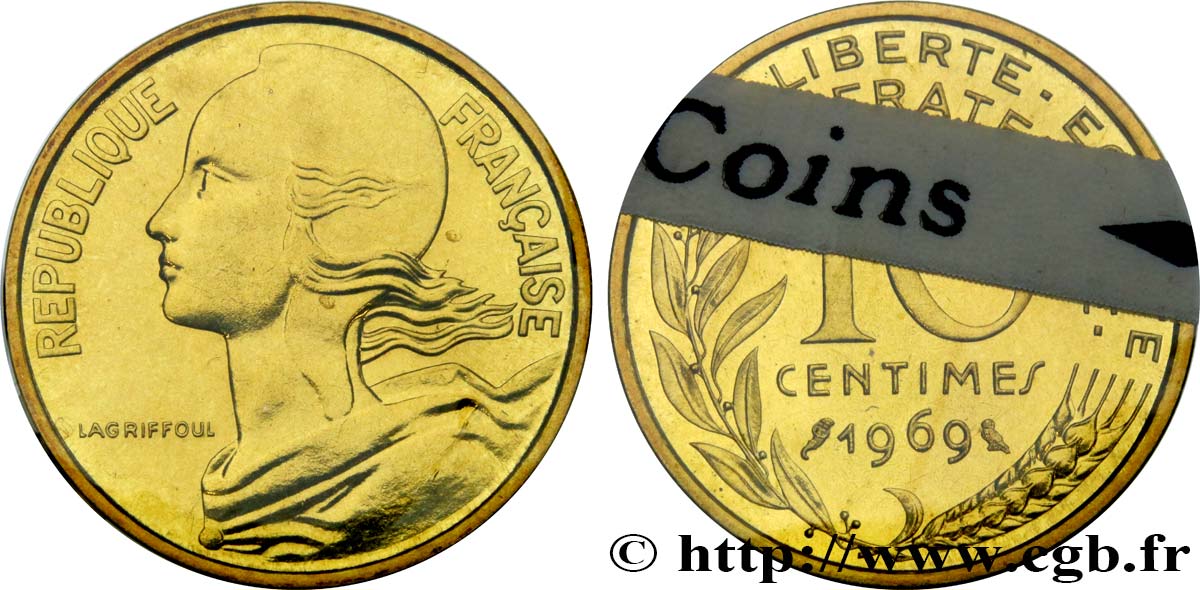 10 centimes Marianne 1969 Paris F.144/9 MS 