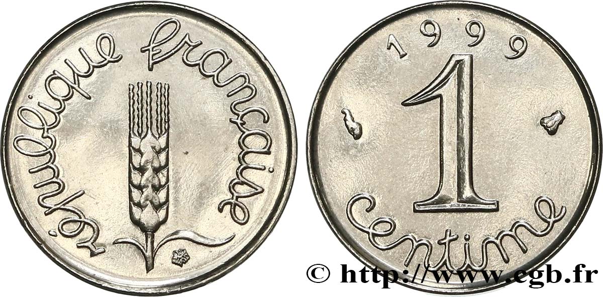 1 centime Épi 1999 Pessac F.106/59 MS64 