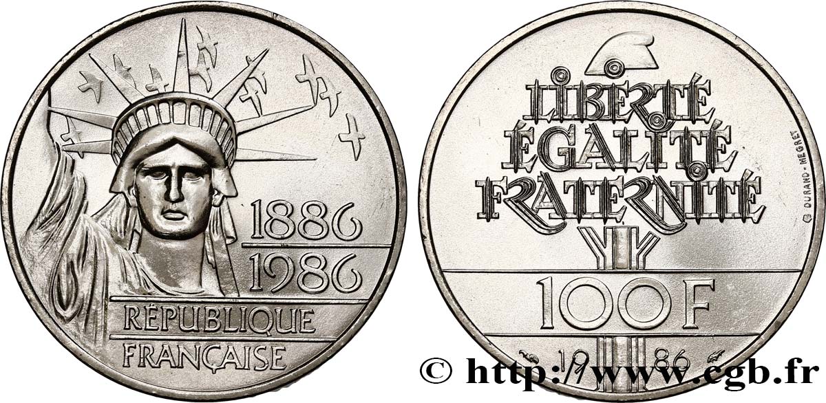 100 francs Liberté (Statue de la) 1986  F.454/2 fST 