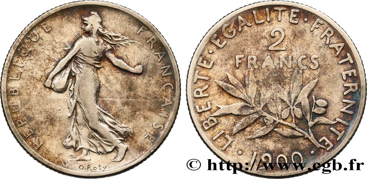 2 francs Semeuse 1900  F.266/4 TB25 