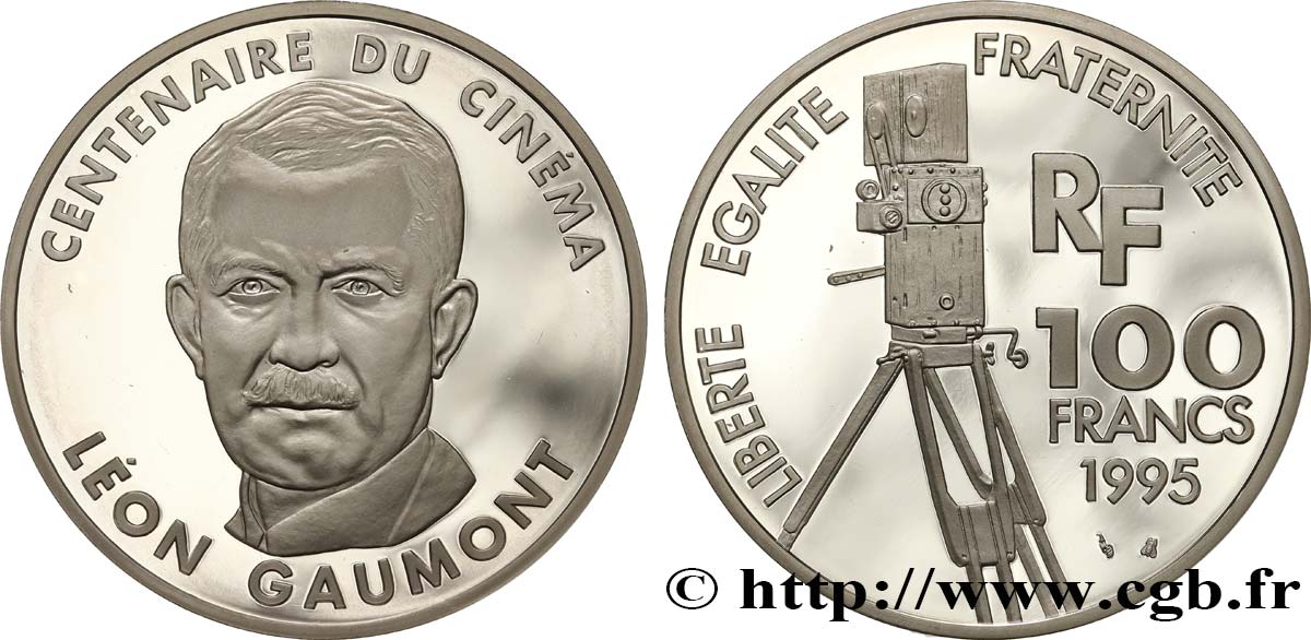 Belle Epreuve 100 francs - Léon Gaumont 1995  F.1646 2 MS 