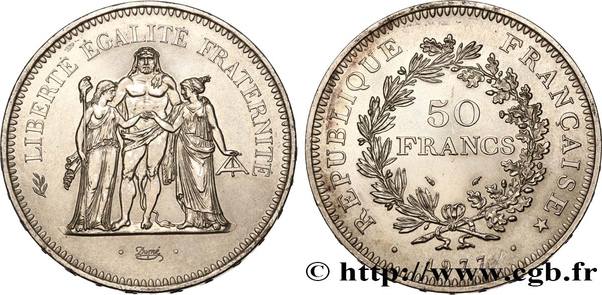 50 francs Hercule 1977  F.427/5 EBC60 
