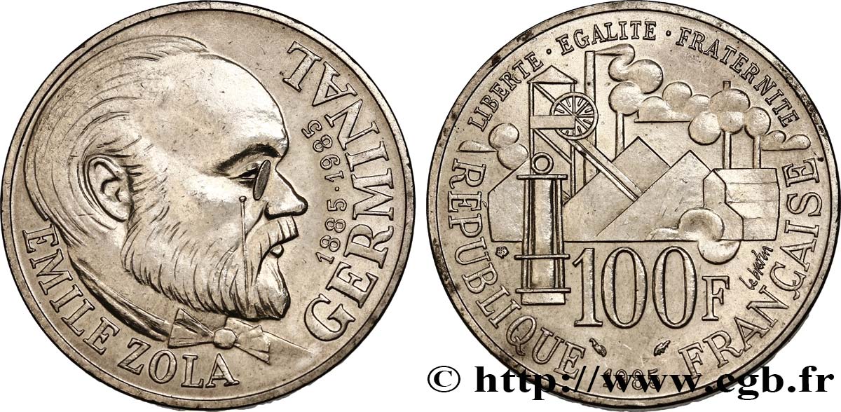 100 francs Émile Zola 1985  F.453/2 SPL 
