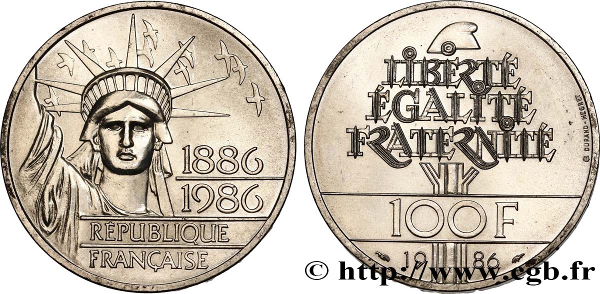 100 francs Liberté (Statue de la) 1986  F.454/2 EBC60 