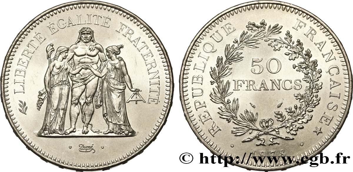 50 francs Hercule 1978  F.427/6 SC63 