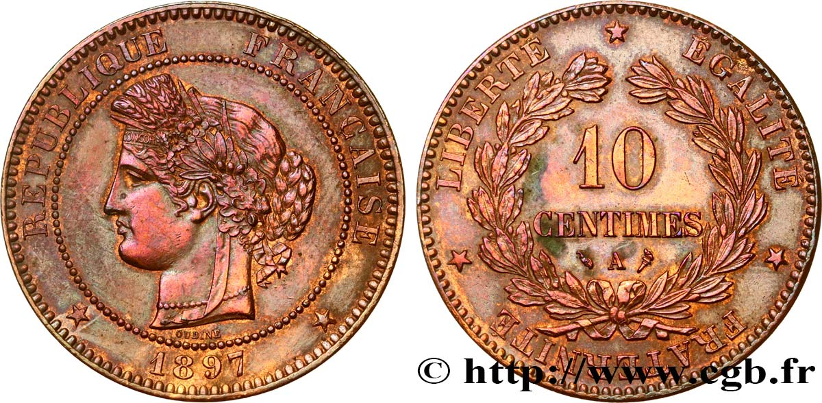 10 centimes Cérès 1897 Paris F.135/44 AU 