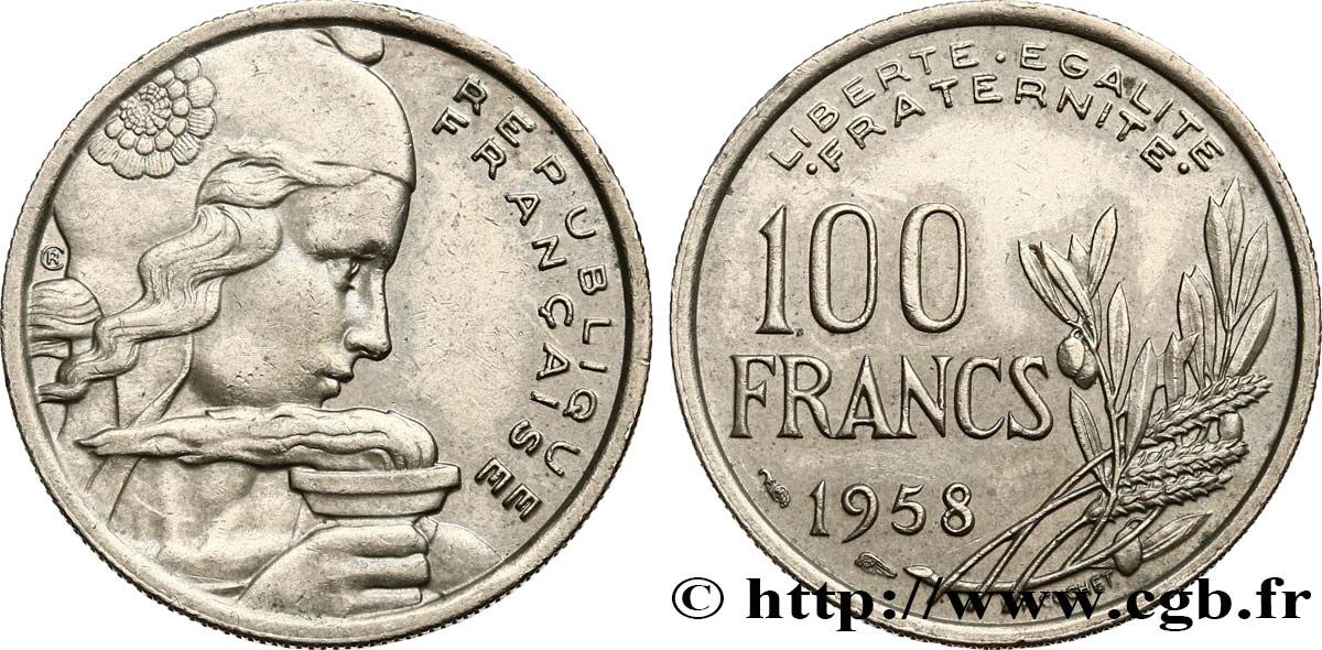 100 francs Cochet 1958  F.450/12 MBC48 