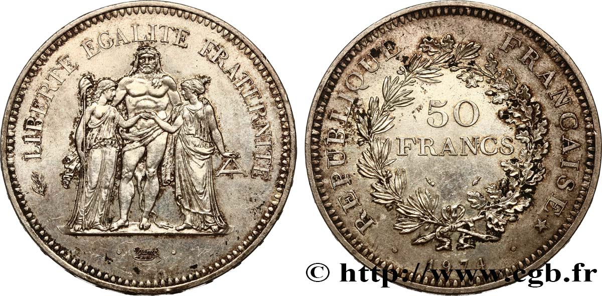 50 francs Hercule 1974  F.427/2 EBC 