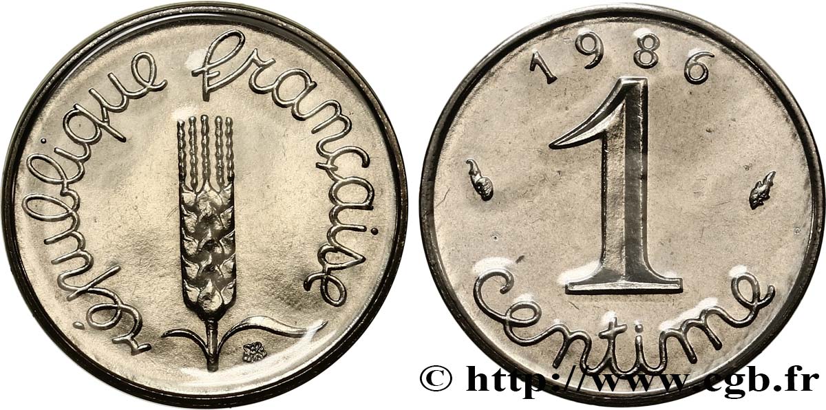 1 centime Épi 1986 Pessac F.106/43 FDC 
