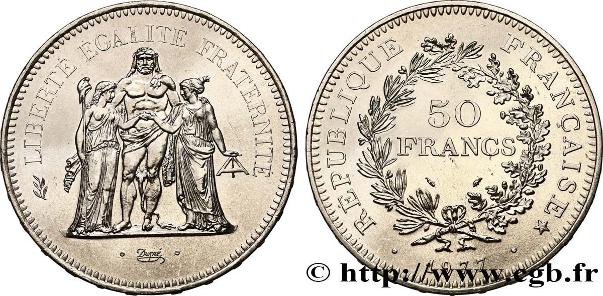50 francs Hercule 1977  F.427/5 SC63 