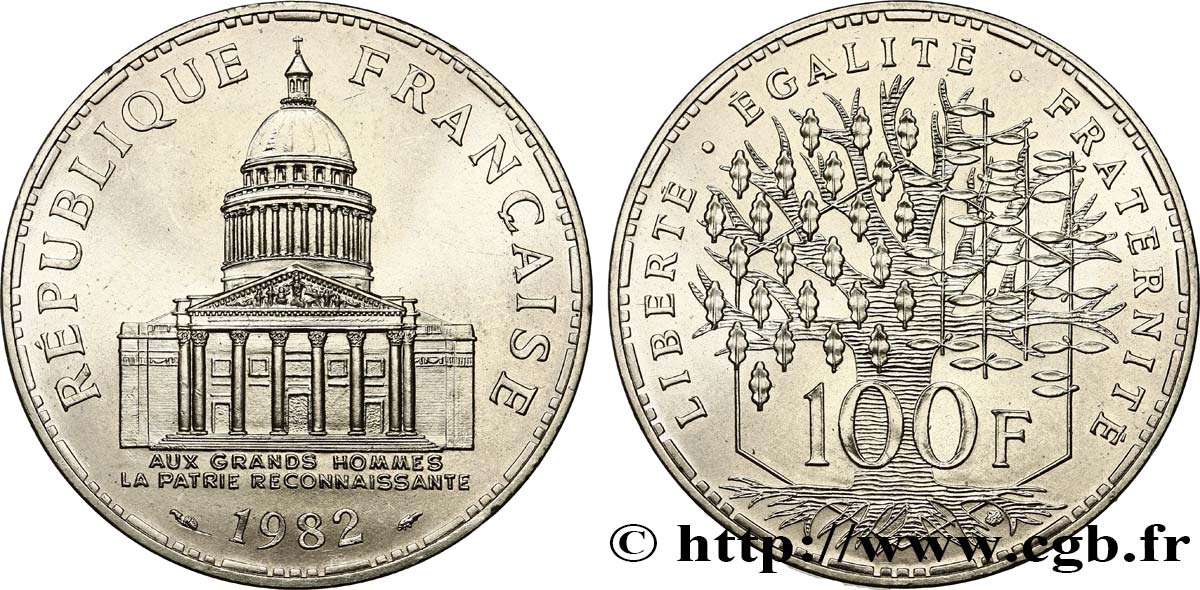 100 francs Panthéon 1982  F.451/2 SPL63 