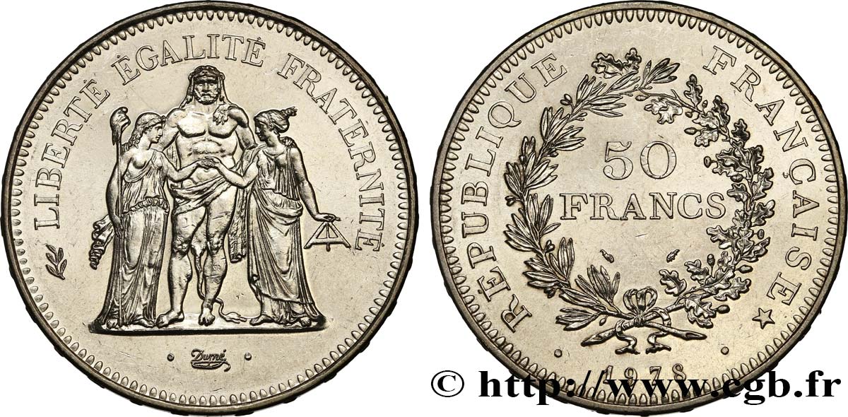 50 francs Hercule 1978  F.427/6 SUP 