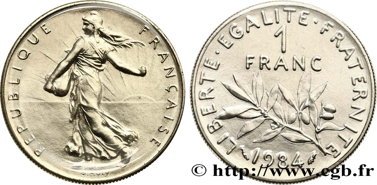 1 franc Semeuse, nickel 1984 Pessac F.226/29 MS 