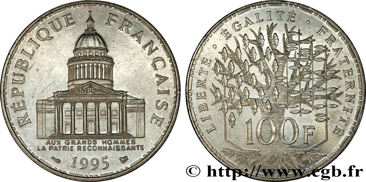 100 francs Panthéon 1995  F.451/16 SUP60 