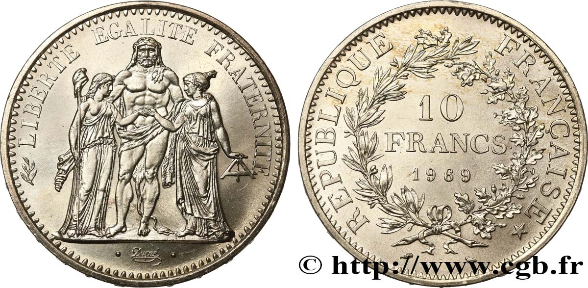 10 francs Hercule 1969  F.364/8 SPL63 