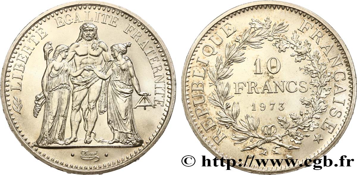 10 francs Hercule 1973  F.364/12 fST63 