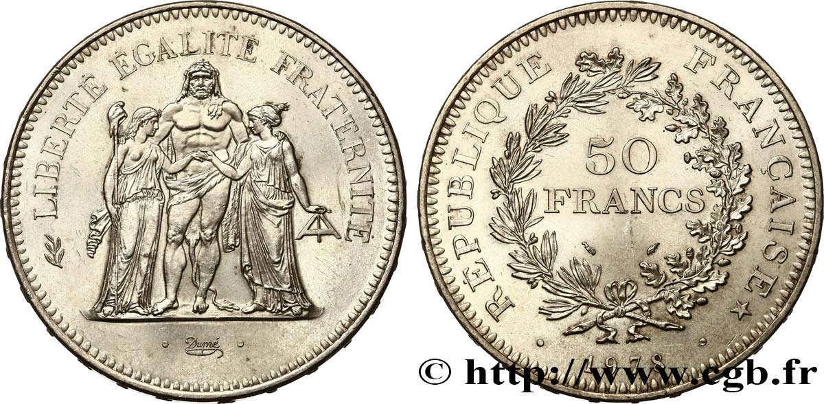 Prix D'une Piece De 50 Francs En Argent 1978
