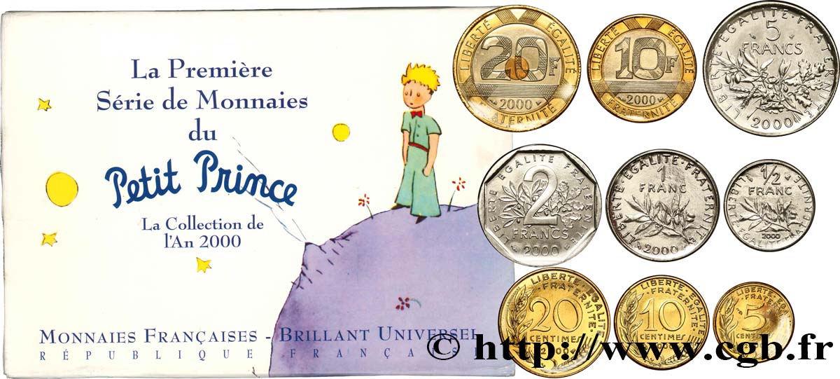 Série Brillant Universel Petit Prince 2000 Paris F.5200/26 BU 
