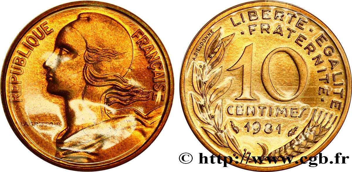 10 centimes Marianne 1981 Pessac F.144/21 ST 