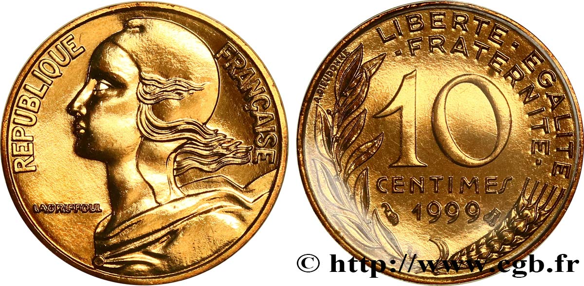 10 centimes Marianne 1999 Pessac F.144/43 FDC 