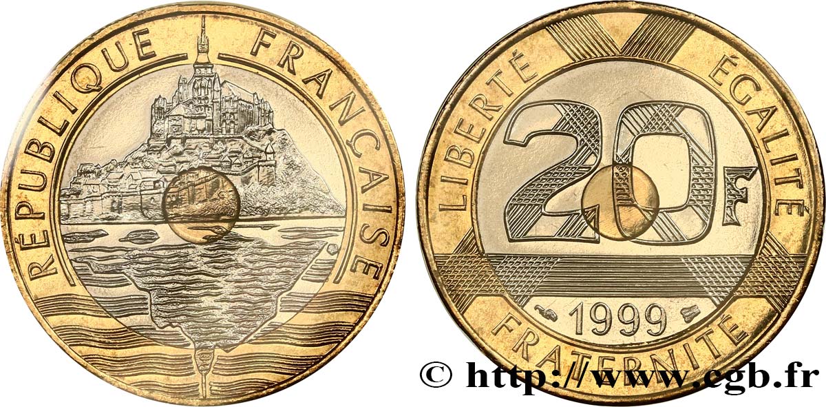 20 francs Mont Saint-Michel 1999 Pessac F.403/15 MS 