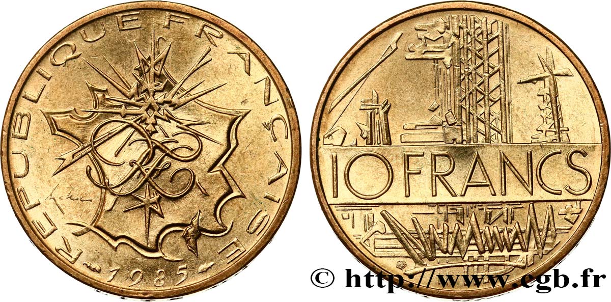 10 francs Mathieu, tranche A 1985 Pessac F.365/13 fST64 