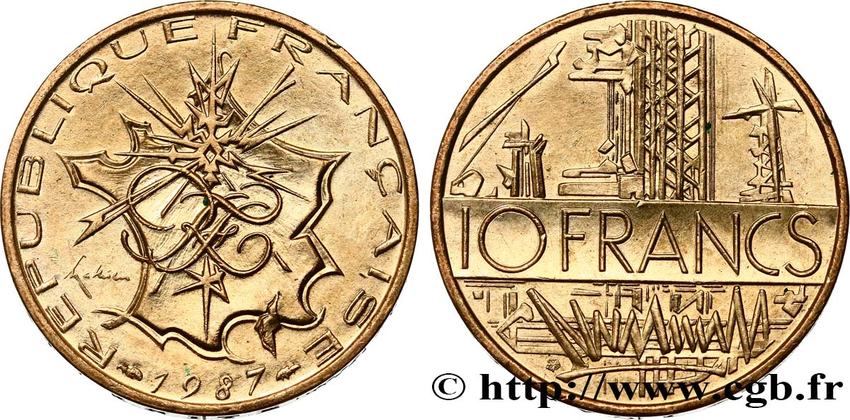 10 francs Mathieu 1974 Scellée FDC