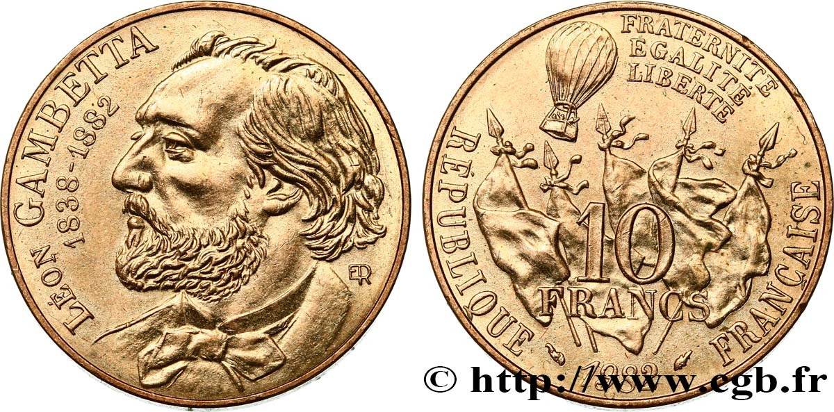10 francs Gambetta 1982  F.366/2 EBC58 